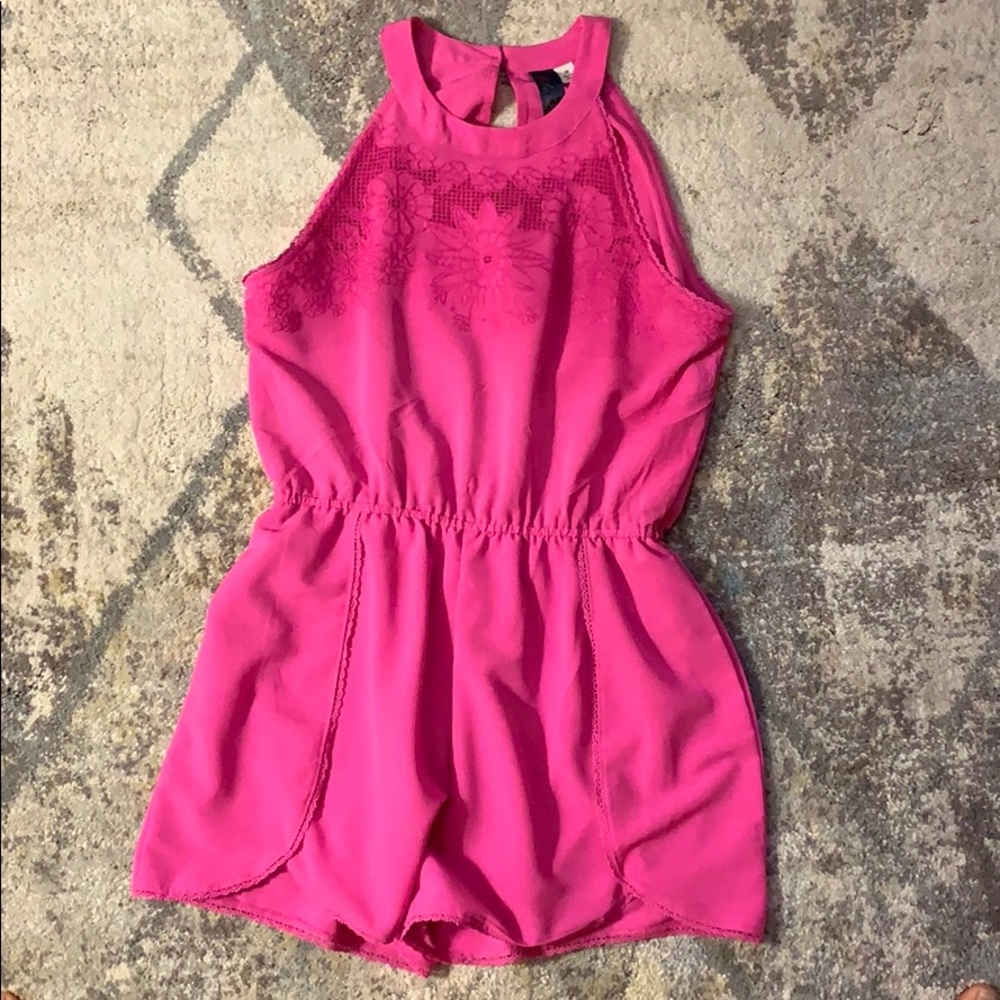Bright Pink Romper from Francesca’s